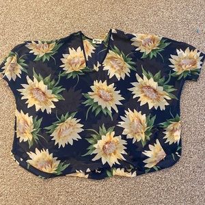 Mumu sunflower dreams top